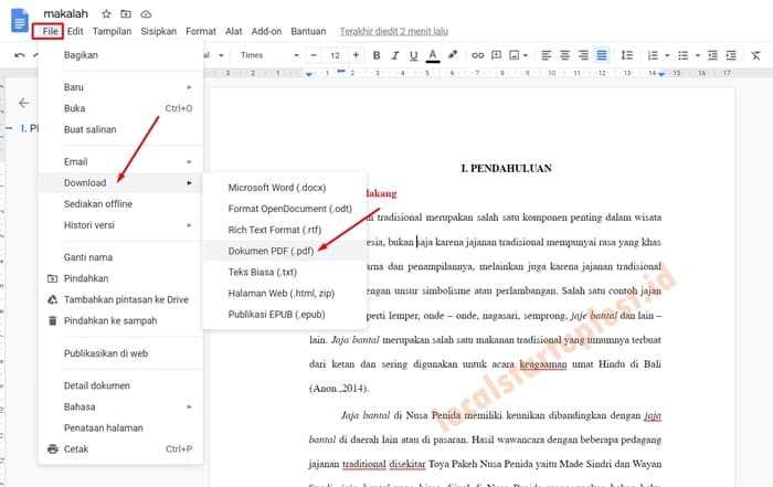Edit PDF Dengan Google Docs 3