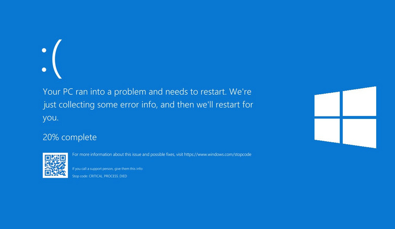 penyebab blue screen