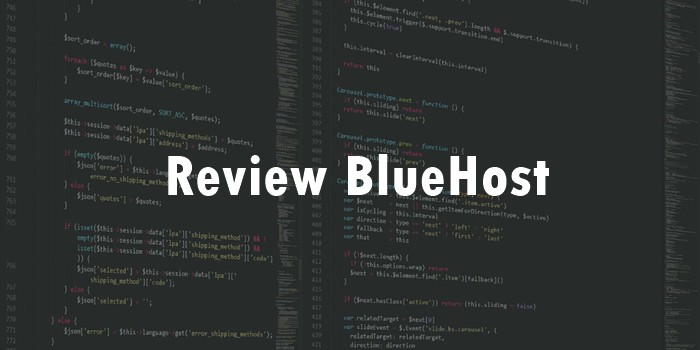 Review bluehost