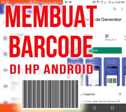 cara membuat barcode
