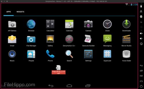 emulator android terbaik genymotion