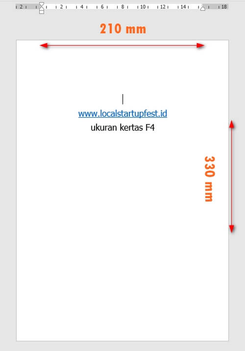 ukuran kertas F4 dalam MM ukuran kertas F4 dalam MM